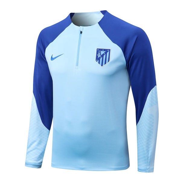 Trainings-Sweatshirt Atletico Madrid Top 2023 Blau